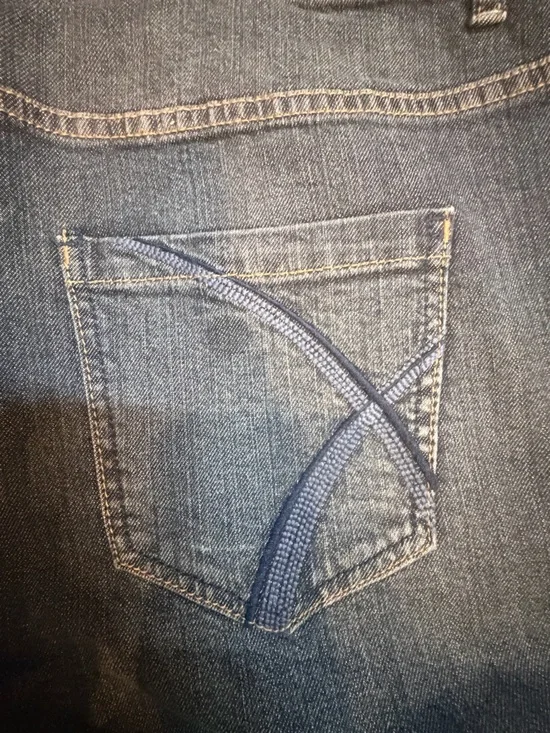 Venezia Lane Bryant Jeans Womens 20 Average Straight Leg Medium Wash Plus Denim - Picture 5 of 9